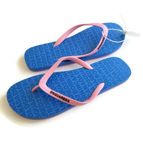 dsquared flip flops